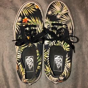 Tropical print Vans